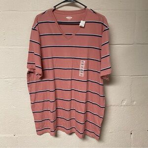 NWT Old Navy Men’s Striped Short Sleeve Tee Size XXL